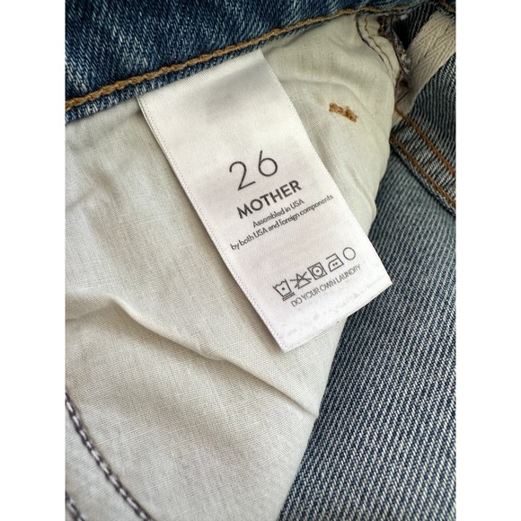 Mother Denim Snacks The Dinner Bell Crop Jeans All You Can Eat Size 26 NWT - Picture 6 of 9